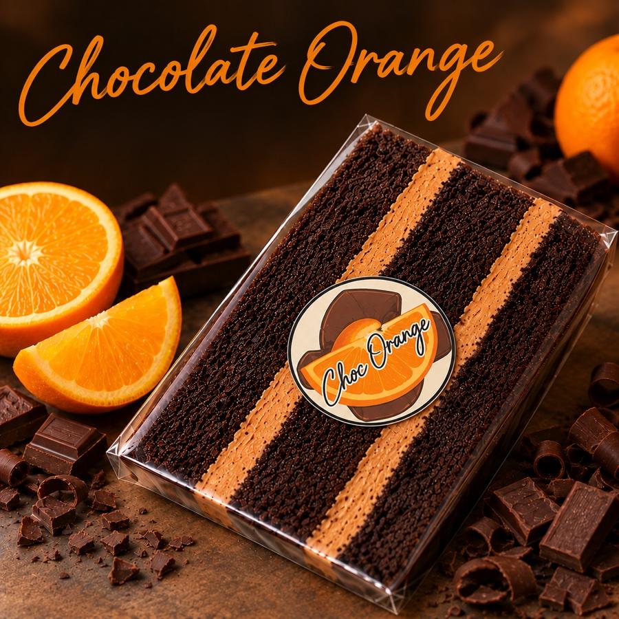 Chocolate Orange cake slices