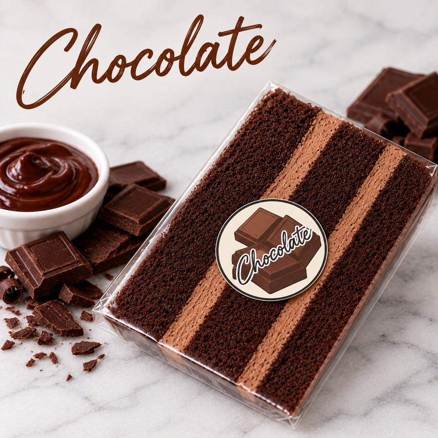 Chocolate cake slices