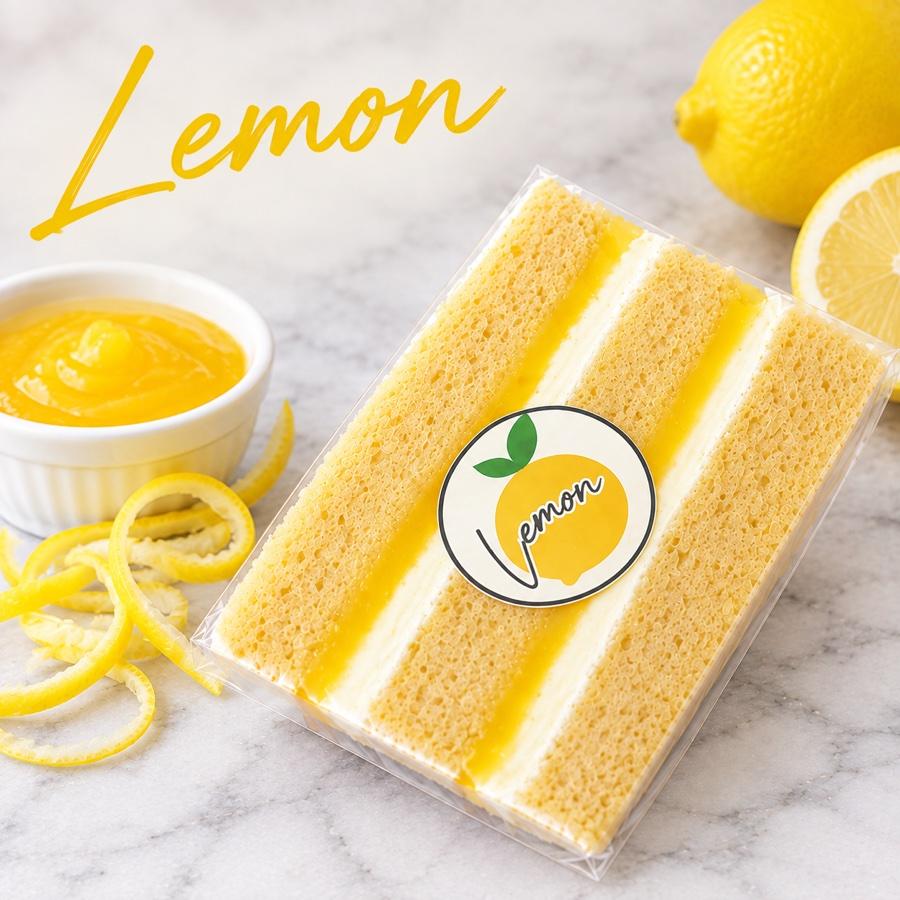 Lemon cake slices